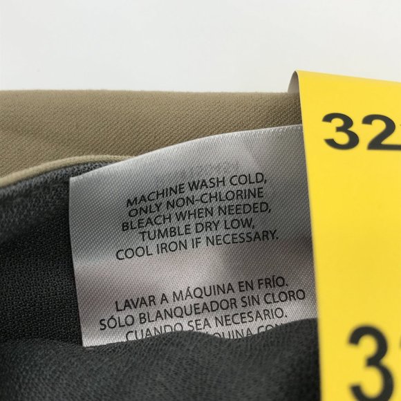 Weatherproof Vintage Mens Tech Pants 32x32 Brown Khaki Regular Fit Flex Packable - Picture 11 of 12